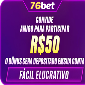 76bet Indique amigos para receber um bônus